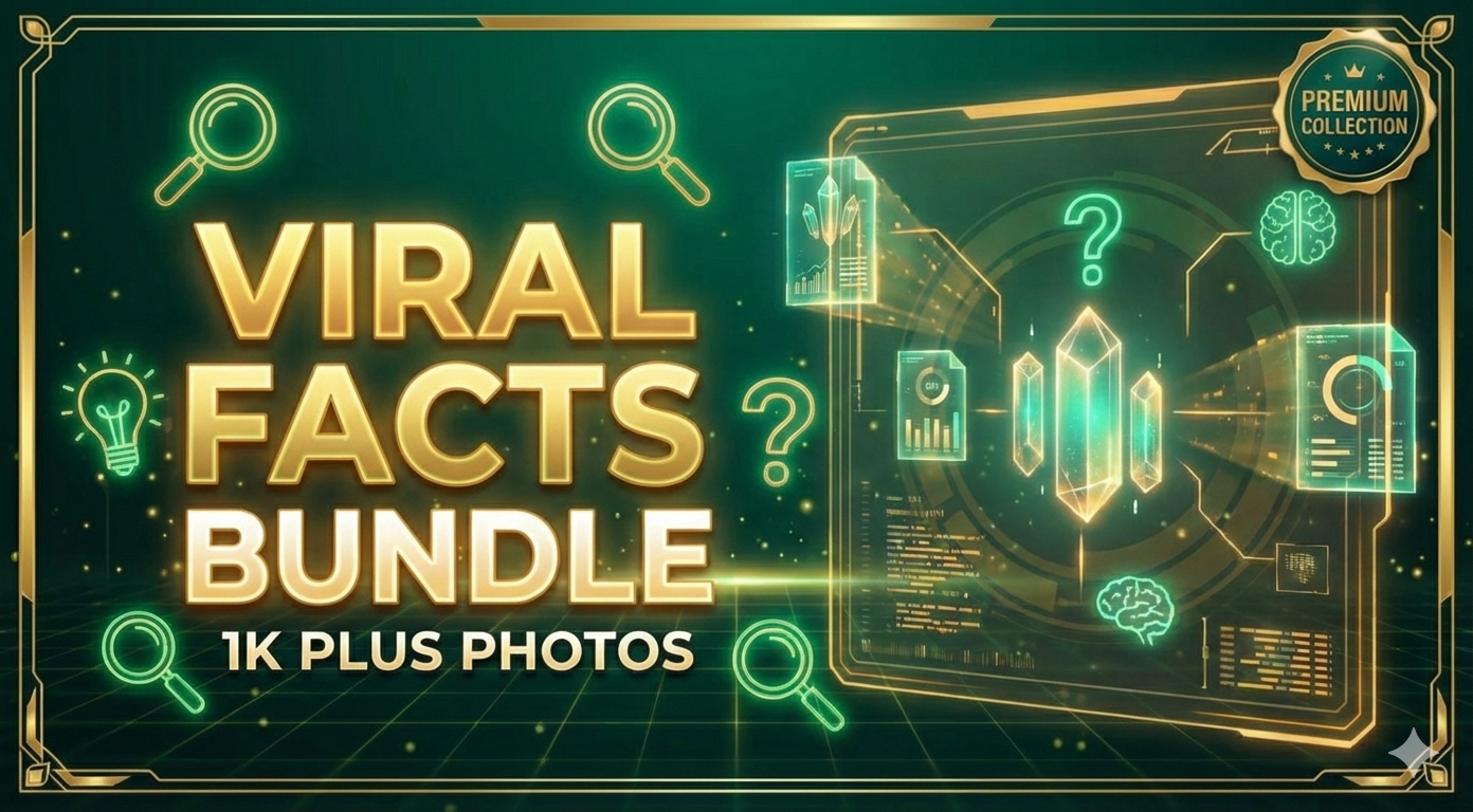 1000+3D VIRAL FACTS REELS 2026 - Instagram Reels Bundle